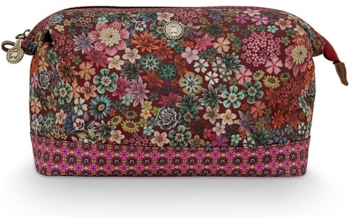 Pip Studio Cooper - Toilettas - Roze - Tutti i Fiori - 26 cm