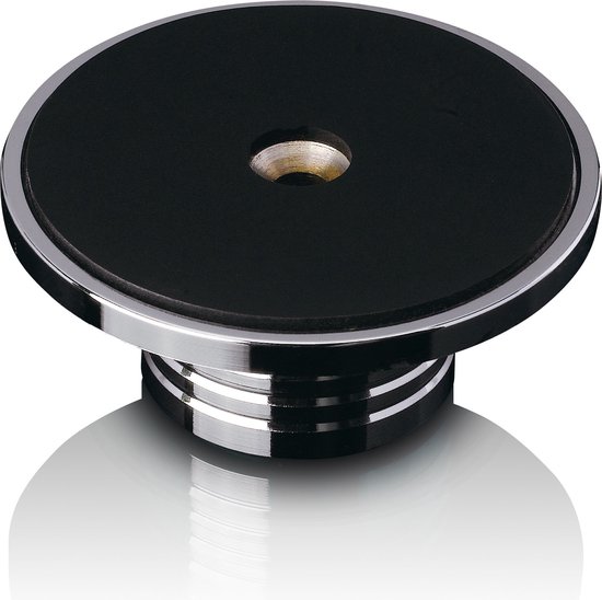 Lenco Aandrukgewicht voor Platenspeler - Platenpuck - Platenstabilisator - TTA-076SI - Chroom — afbeelding 4