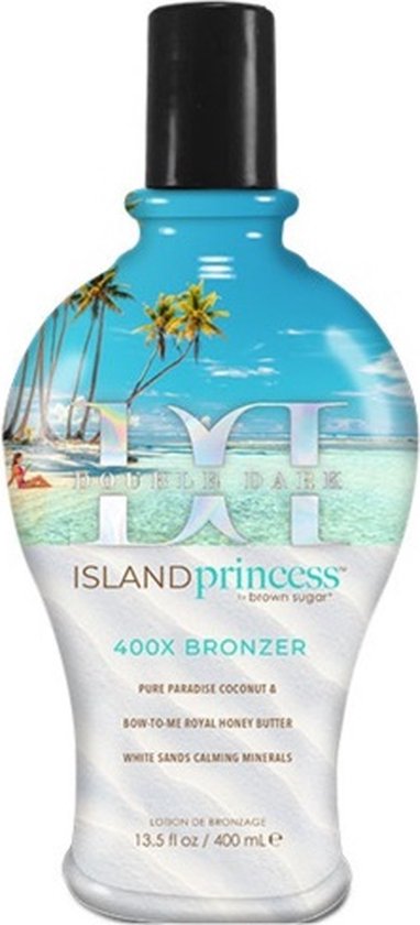 Brown Sugar Island Princess - zonnebankcreme - 400x bronzers - 221 ml