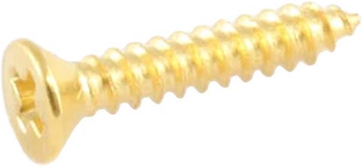 Allparts GS3397002 humbucking ring schroeven 2 x 13 mm – goud (8 stuks)