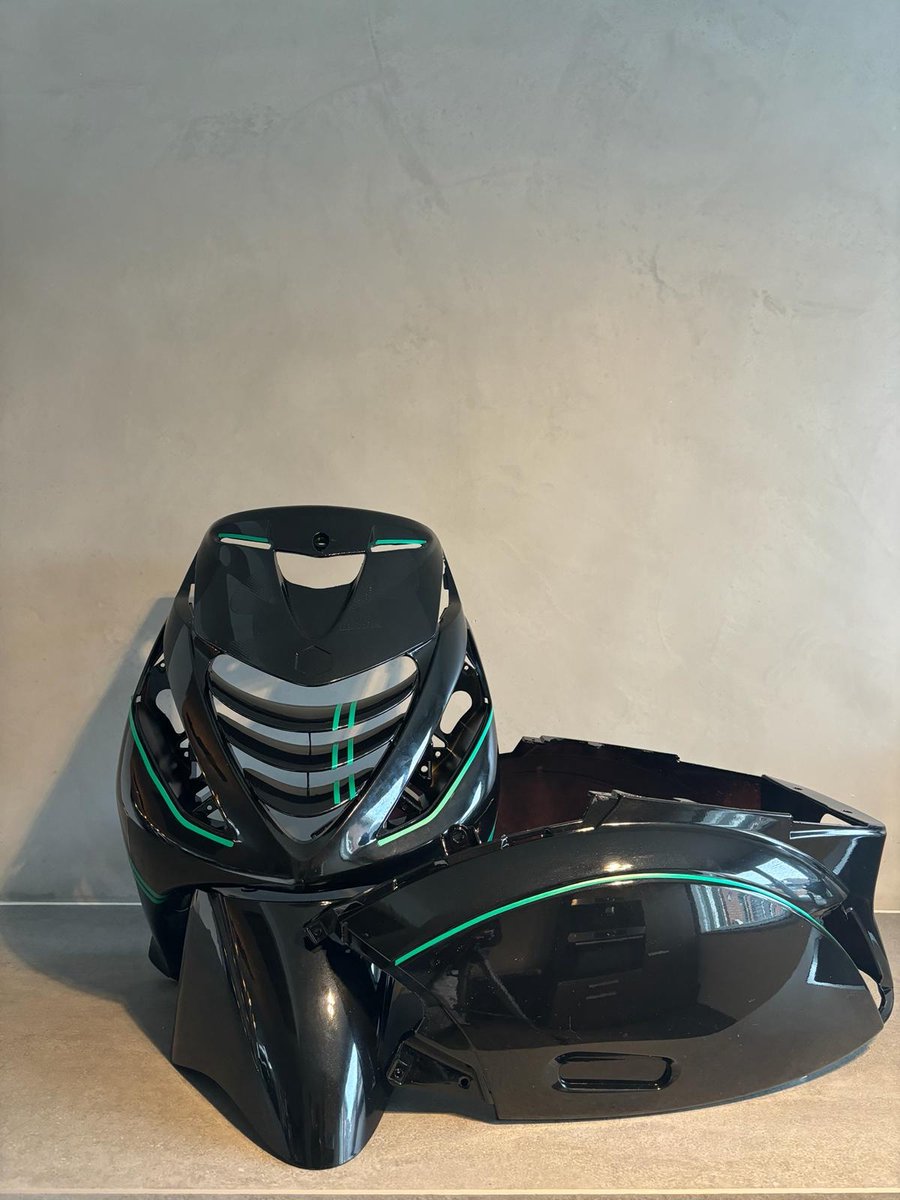 Piaggio Zip Accessoire - Scooter Stickers - Stickerpakket - Striping Pakket - Groen - Mat