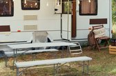 Feel Furniture - Opvouwbare picknicktafel - met dubbele bank - 180 x 70 cm