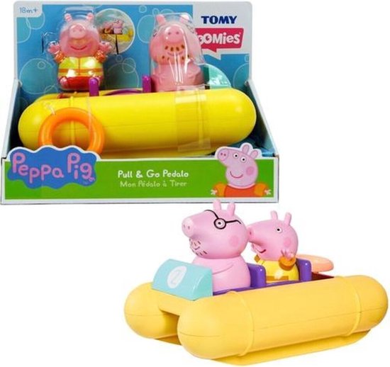 Peppa Pig - Waterfietsen met Papa Pig - Badspeelgoed