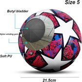 Soccer Ball OfficiÃ«le Maat 5 Three Layer Wear Rsistant Duurzaam Zacht PU Leer Naadloze Voetbalteam Match Groep Train Game Play