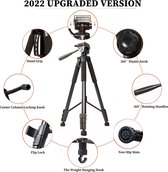 200Cm 79 Inch Hoogte Zware Camera Statief Draagbare Professionele Aluminumstand Statief Met Pan Head Voor Dslr Telefoon Ring licht