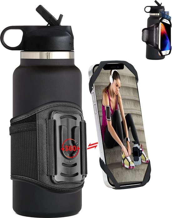 Telefoonhouder voor Waterfles | Sport Magnetische Silicone Houder voor