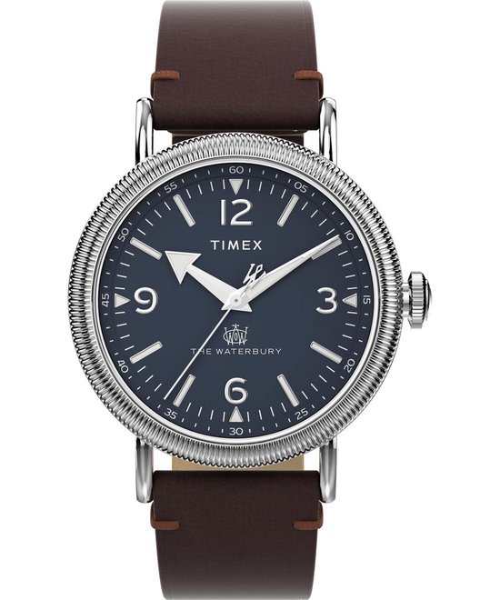Timex Standard TW2W20400 Horloge - Leer - Bruin - Ø 40 mm