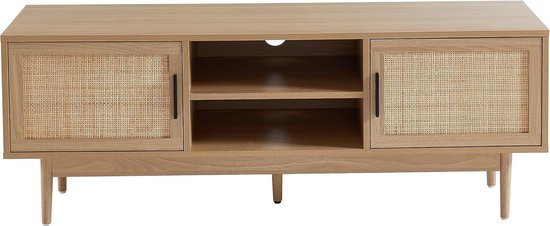 Tv meubel - TV meubel - Materiaal hout - Hout - L130cm - Tvmeubel - Tv meubel hout