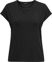 Only T-shirt Onlclaudia S/s Glitter Stripe Top J 15318422 Noir/noir Lure Femme Taille - M