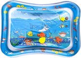 Waterspeelmat - Opblaasbaar - Speelkleed - Watermat - Voor baby's van 0 maanden - Sensorisch - Ontwikkelen - Blauw