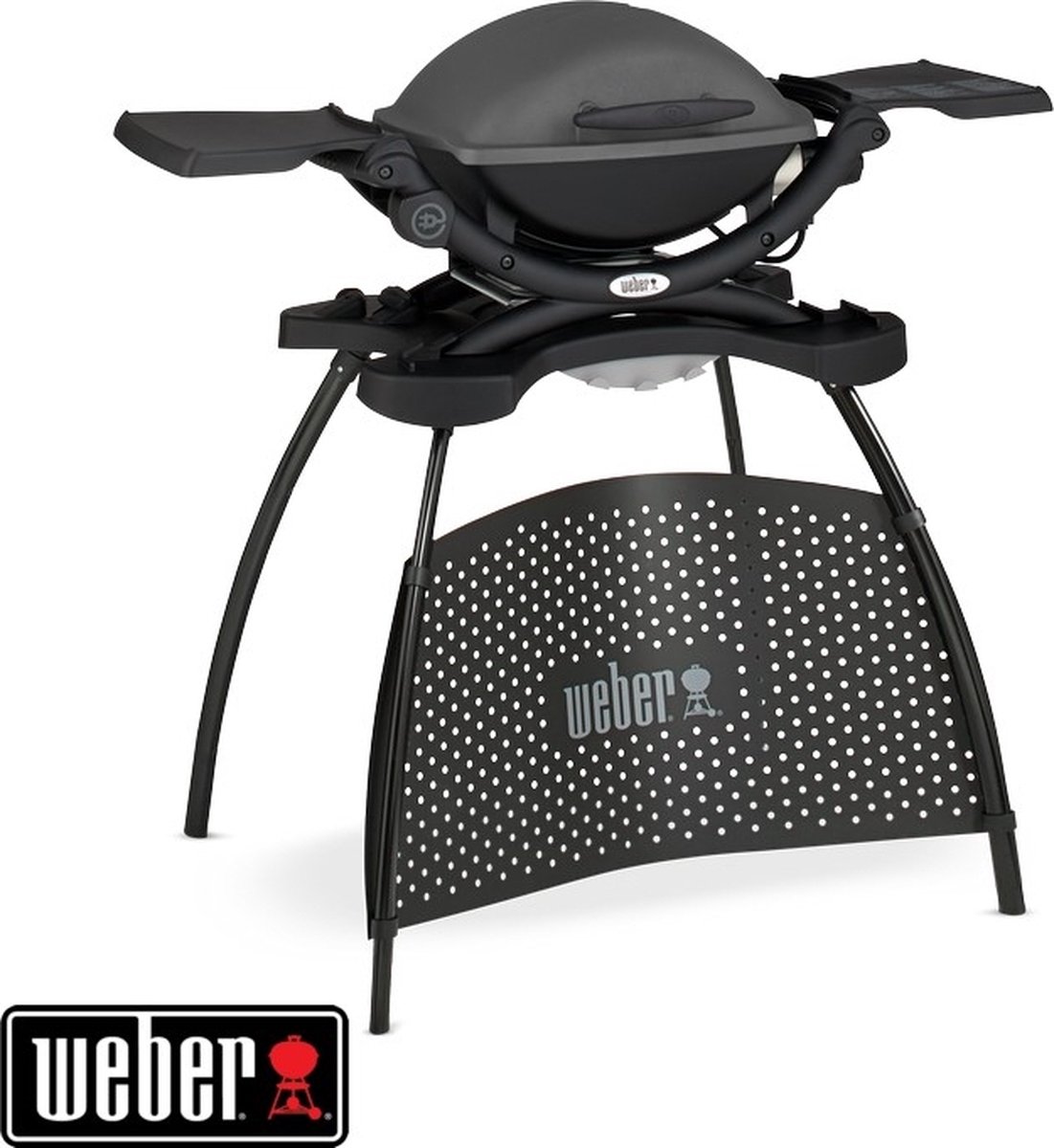 bouwen gedragen isolatie Weber Q 1400 Stand - elektrische barbecues - dark grey | bol