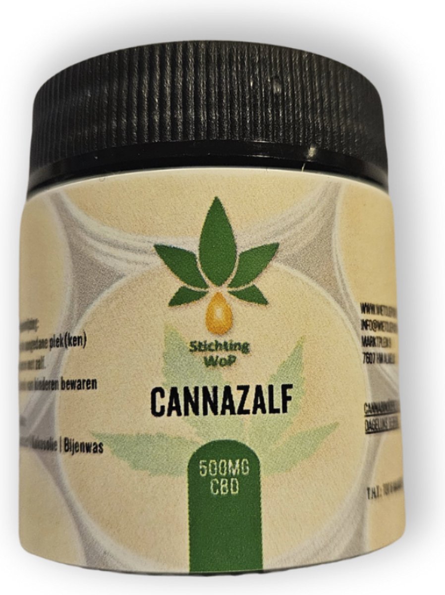 Goedkoopste WietOliePuur - Cannazalf - CBD 500mg - 28ml