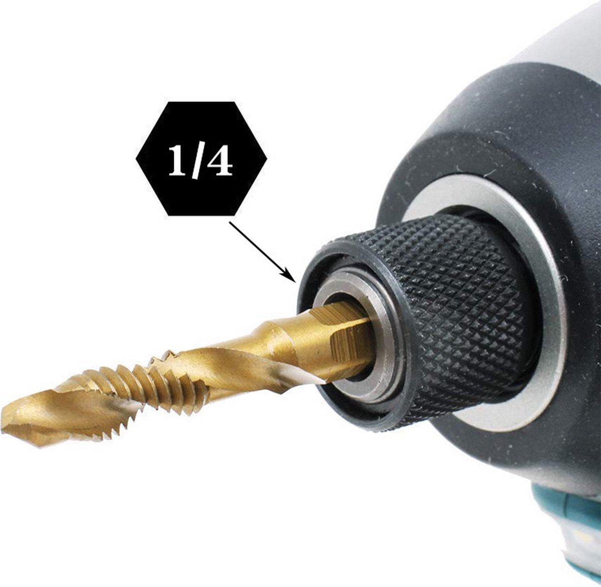 HSS Metaalboren 135° Titanium, 19PCS Set in metalen koffer: 1,0 - 10,0