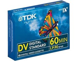 TDK MiniDV 60 minuten DVM60 | Mini DV Cassette