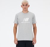 T-shirt New Balance Stacked Logo T-shirt Homme - Grijs ATHLÉTIQUE - Taille M