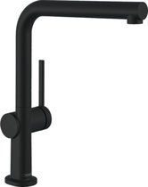 Keukenkraan Talis M54 (waterkraan keuken, 360° draaibaar, hoge comfort-uitloop 270mm, standaardaansluitingen) zwart