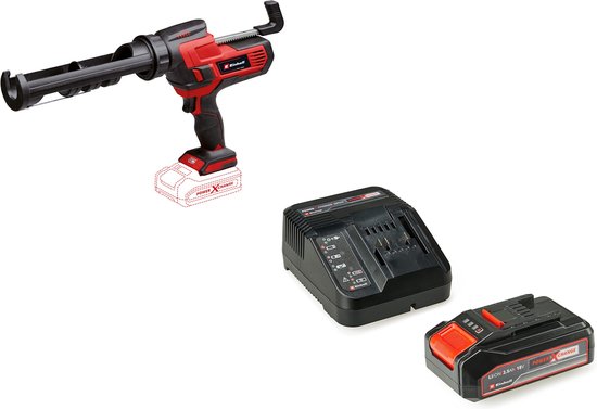 Einhell Accu Kitspuit TE-SG 18/10 Li Solo - Power X-Change - 18 V/Li-ion - 6 snelheden - Inclusief accu en lader