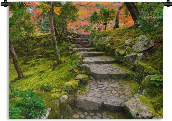 Beydodo Wanddoek, wandtapijt, natuur, 210 x 140, wandbehang, rivieren
