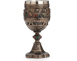 Veronese Design - Het Laatste Avondmaal Kelk - hoogte 18cm - zeer gedetailleerd - met de hand vervaardigd