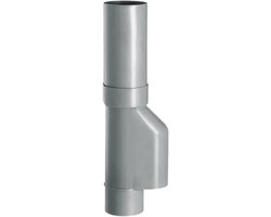 Martens bladafscheider Ø80mm grijs afvoerborstel - bladfilter - bladvanger - regenpijp filter- dakgootbeschermer -