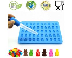 Snoepvorm - Gelei / gelatine vorm - Gummy bear vorm - Zelf gummibeer snoep maken - Bear mold - Ijsvormpjes - LOUZIR