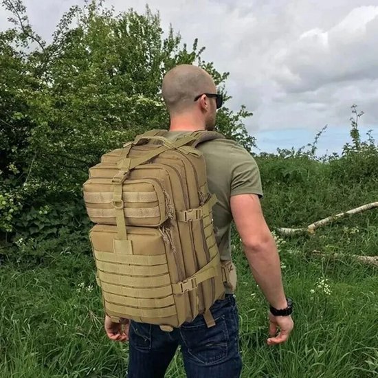 Heren Wandelen Rugzak Grote Capaciteit Leger Tactische Mannen Rugzak ...