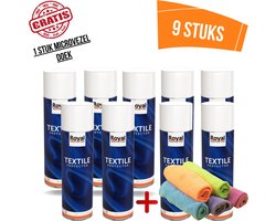 Royal Furniture Care, Textile protector, Textiel Beschermer, Spray, 9-pack, 4500ml+ (Gratis) 1 stuk Microvezel Doek