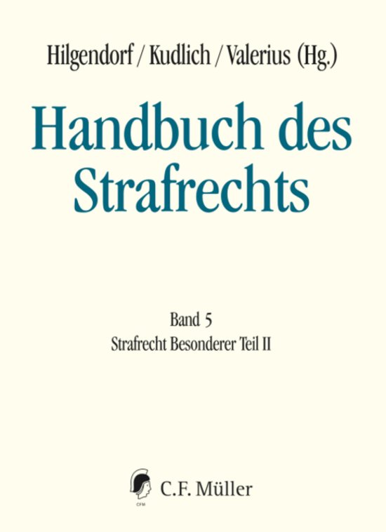Handbuch des Strafrechts - cover