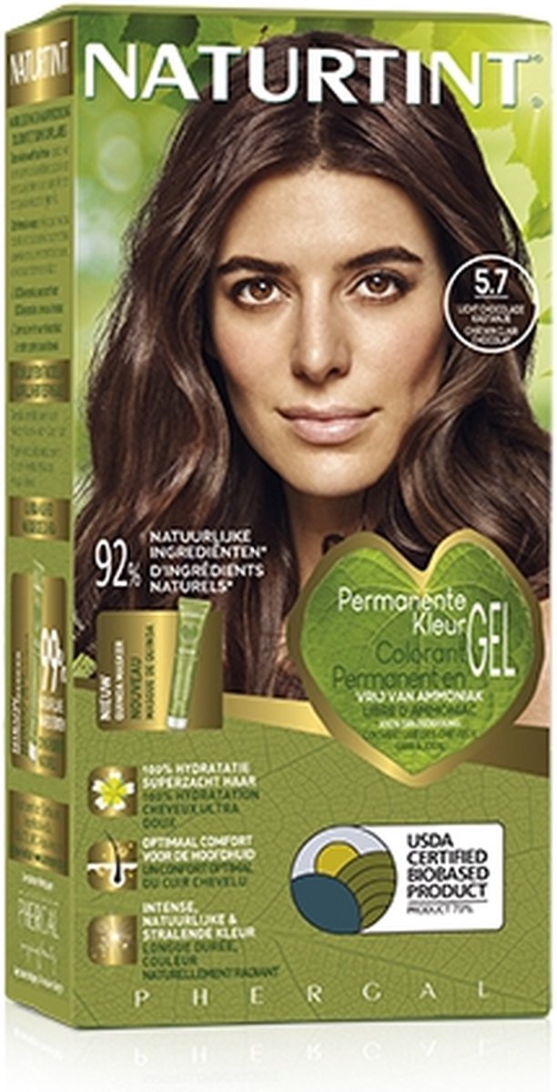 Naturtint Permanente Kleuring 5.7 Licht Chocolade Kastanje 165ML