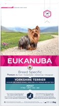 4x Eukanuba Dog Adult Yorkshire Terrier Kip 2 kg