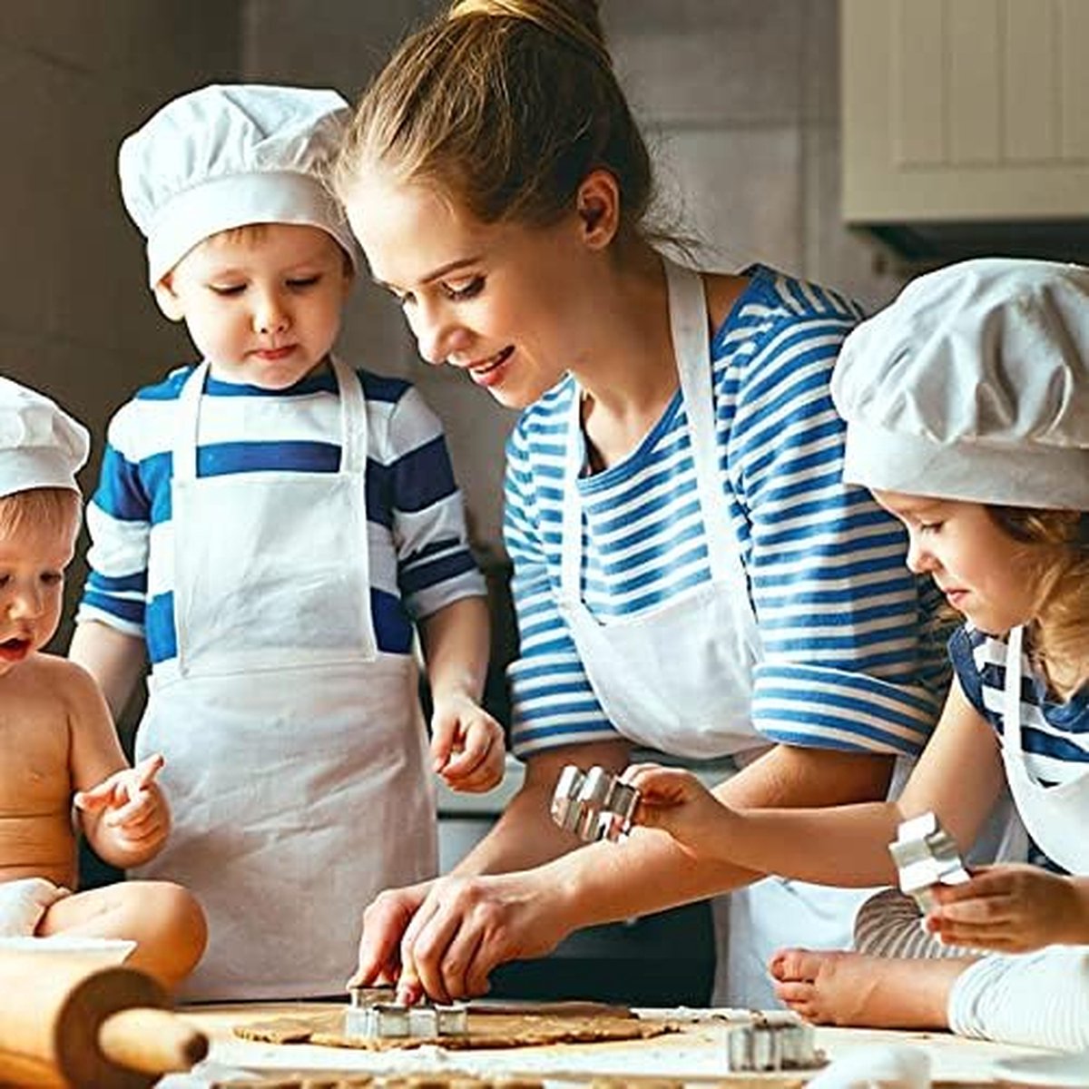 Mini Koekjessnijder Goudvis 25-delig - Voor Het Snijden Van Koekjes Chocolade Fondant