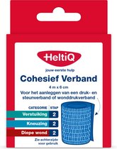 2x HeltiQ Cohesief Verband 4 m x 6 cm