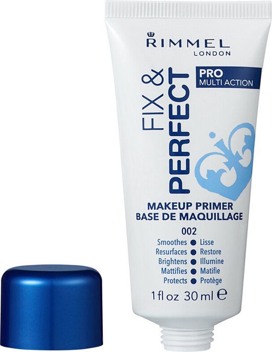 Rimmel London Fix & Perfect Make-Up Primer - 002 Transparent - 30 ml - Rimmel London
