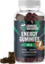 Energy - Caffeine Gummy Bears – 60 stuks - Vegan Gummies - Vitamines - Cola