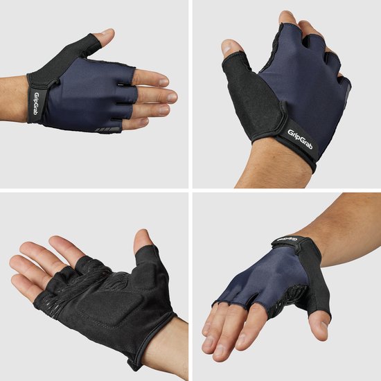GripGrab - ProRide RC Max Korte Vinger Zomer Fietshandschoenen met Padding - Navy Blauw - Heren - Maat XS van Merkloos — afbeelding 5