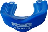 RSB Sports - Gebitsbeschermer met Opbergdoosje - Voor Boksen, Kickboksen, Karate, Rugby, Hockey - Blauw