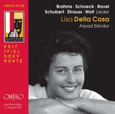 Lisa Della Casa & Arpad Sándor - Lieder: Schubert, Brahms, Schoeck, Ravel, Strauss, Wolf (CD)