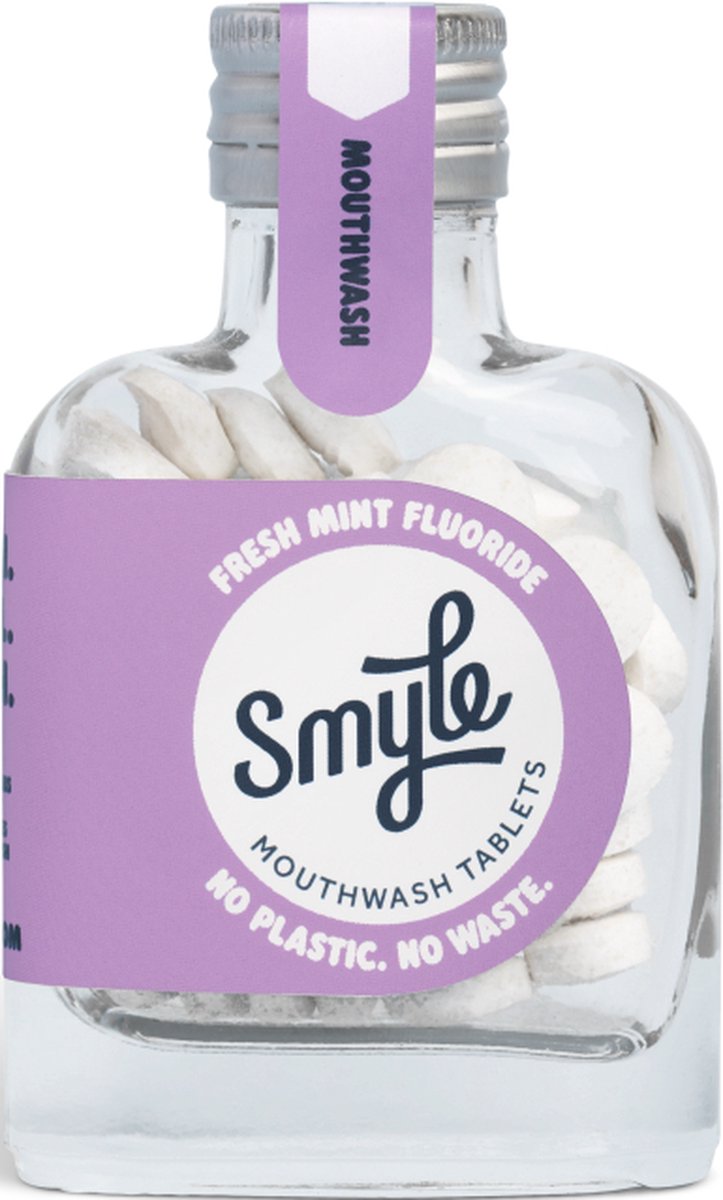 Smyle - Mondwater tabletten - +-50 stuks - Flesje - Startpakket — cadeau in Cadeau-ideeën - foto 8