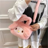 Sanrio Melody Hello Kitty - Sac Cross souple pour Filles - Rose