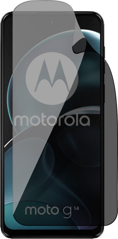 Privacy Screenprotector geschikt voor Motorola Moto G14 - 1x FlexGuard Screen Protector