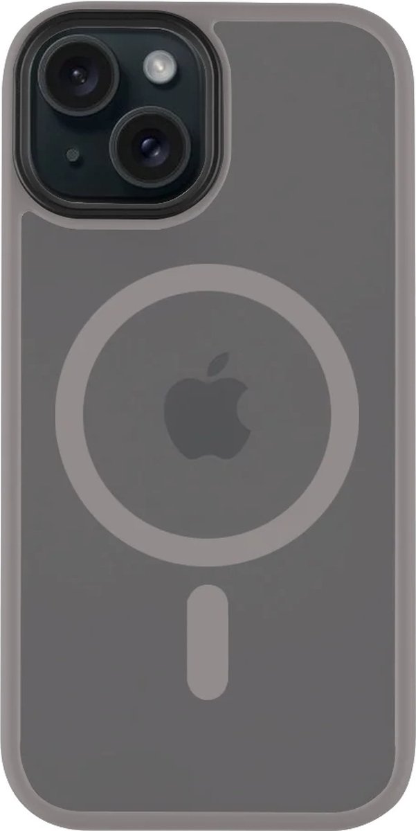 Tactical iPhone 15 MagForce Hyperstealth Cover – Hoesje – Light Grey
