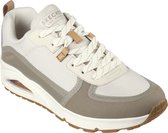 Skechers Uno - Layover Heren Sneakers - Gebroken wit - Maat 45