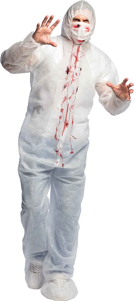 Boland - Kostuum Horror doctor (M/L) - Volwassenen - Dokter - Halloween - Chirurg - Laborant - Horror
