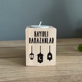 Waxinelichthouder lantaarn Hayirli Ramazanlar
