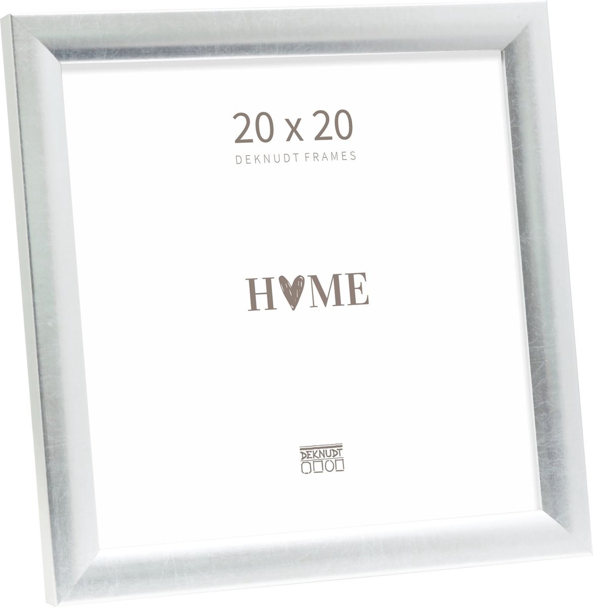 Deknudt Frames fotolijst S54SD2 - zilverkleur - hout - 20x20 cm