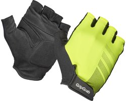 GripGrab - Ride RC Lite Korte Vinger Zomer Fietshandschoenen met Padding - Geel Hi-Vis - Unisex - Maat XL
