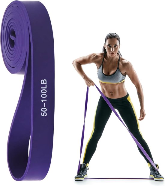 Ensemble De Bandes De Résistance Uxcell – 100Lbs, Rouge, Pour Musculation