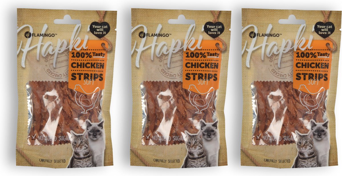 Premium Kattensnacks zonder Suiker | Set van 3 Zakjes van 85g | Gezonde Traktaties voor Jouw Kat!