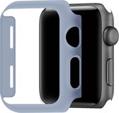 Telefoonglaasje Hoesje - Geschikt voor Apple Watch 1\ Apple Watch 2\ Apple Watch 3 - Kunststof - 42mm - Lila