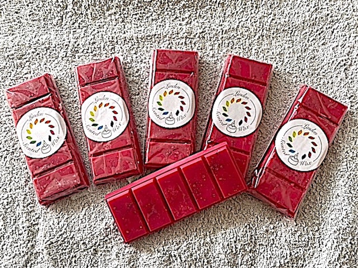 Linden - Snapbar waxmelts wax melt geur parfum BACCARAT ROUGE - handgemaakt - 100% sojawax - aromatic - voor geurbrander - huisparfum -